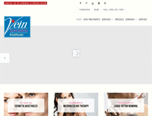 Tablet Screenshot of ezveins.com